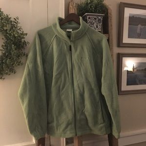 Women’s Plus Size Green Columbia Fleece Jacket -Size 2X